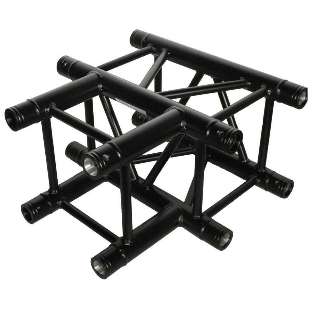 DT 34/3-T35T Black – Heavy Duty 3-Weg Truss T-Stuk Zwar